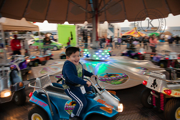 William Riding Dune Buggy at Houston Rodeo