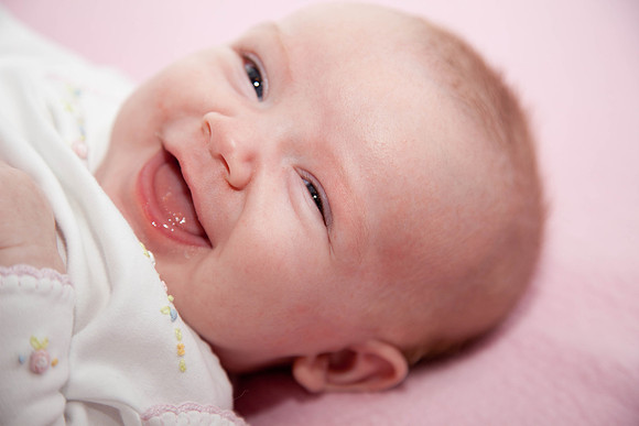 Portrait of Smiling Baby
