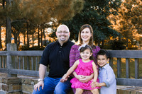 Happy Family on Bridge