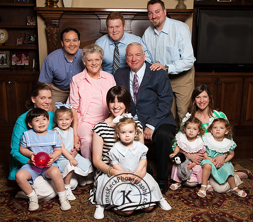 Portrait of Keck, Geneux, and Ericson Families