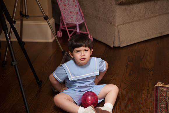 Upset Toddler after Engagement