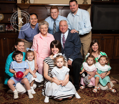 Portrait of Keck, Geneux, Ericson Families