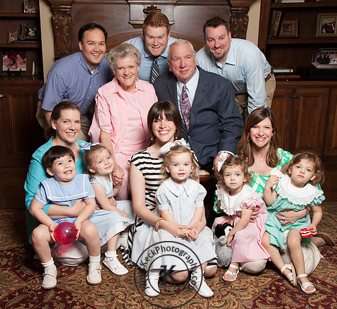 Portrait of Keck, Geneux, and Ericson Families