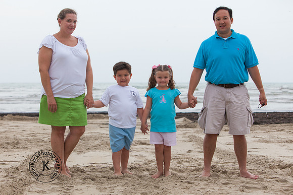 Family Portrait on the Beach