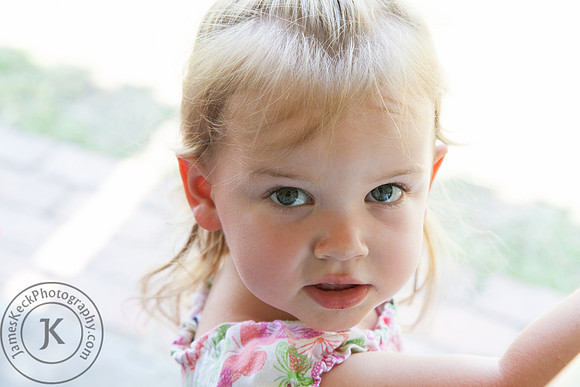 Portrait of Little Girl at Shuqualak Farms