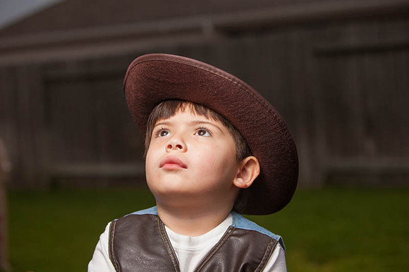 Cowboy Children Portrait