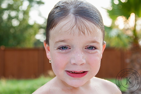 Portrait of Smiling Boy in Swimming Pool