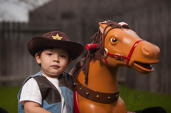 Cowboy Children Portrait