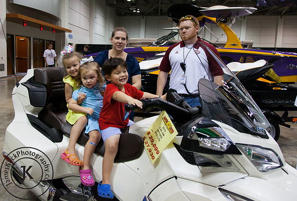Children Riding a Motorcycle