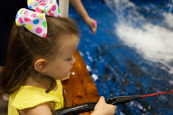 Little Girl Fishing Photograph