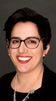 Professional LinkedIn Headshot - woman in black blouse