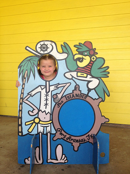 Girl in Posed Portrait with Pirate