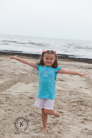 Little Girl on the Beach