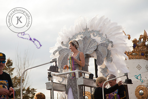 Queen of the Krewe of Gemini Parade
