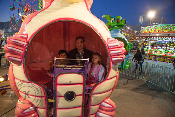 William, Audrey, and Me Riding Spinner Ride 1