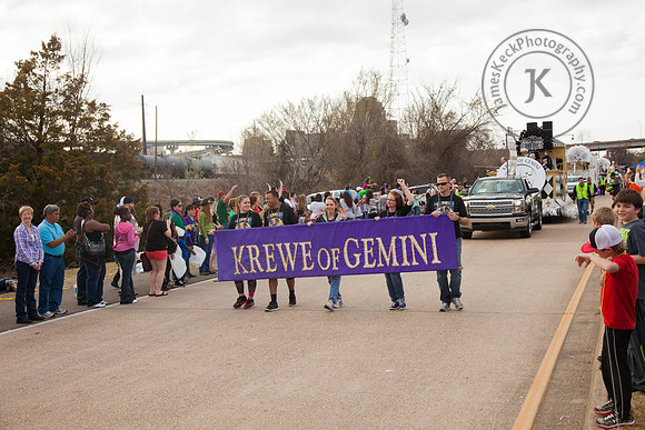 Start of the Krewe of Gemini Parade