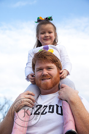 Audrey on Uncle Jeff's Shoulders