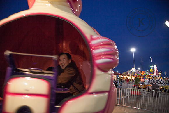 JaWilliam, Audrey, and Me Riding Spinner Ride 2