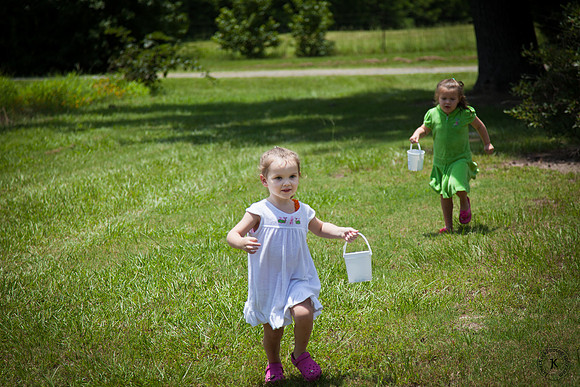 Audrey and Amelia Running at Shuqualak Farms