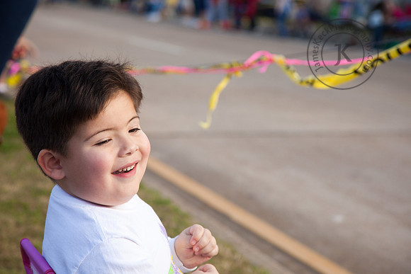 William at Mardi Gras Parade